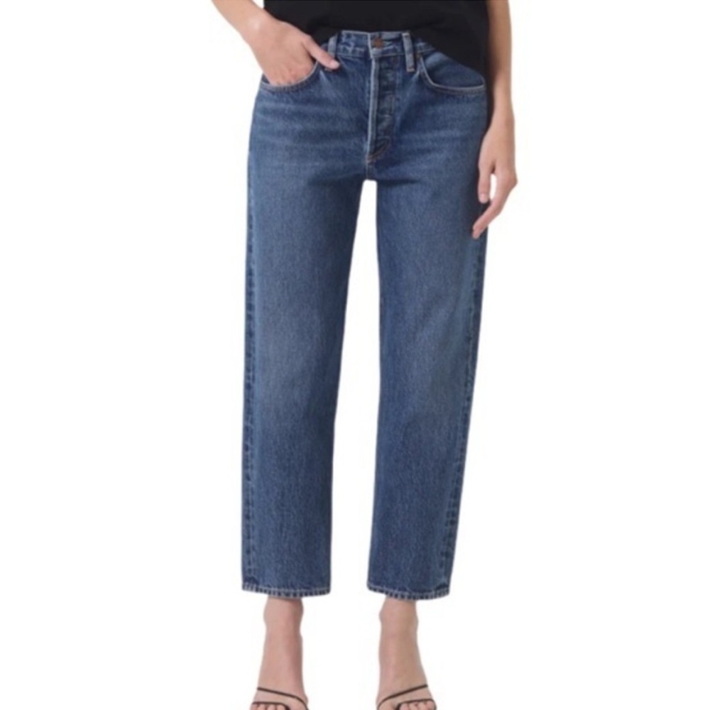 Agolde Parker Long Low Slung Vintage Straight Jeans Size 28